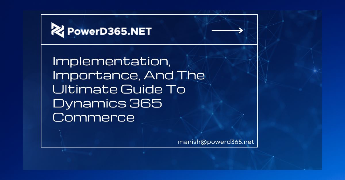 Dynamics 365 Commerce