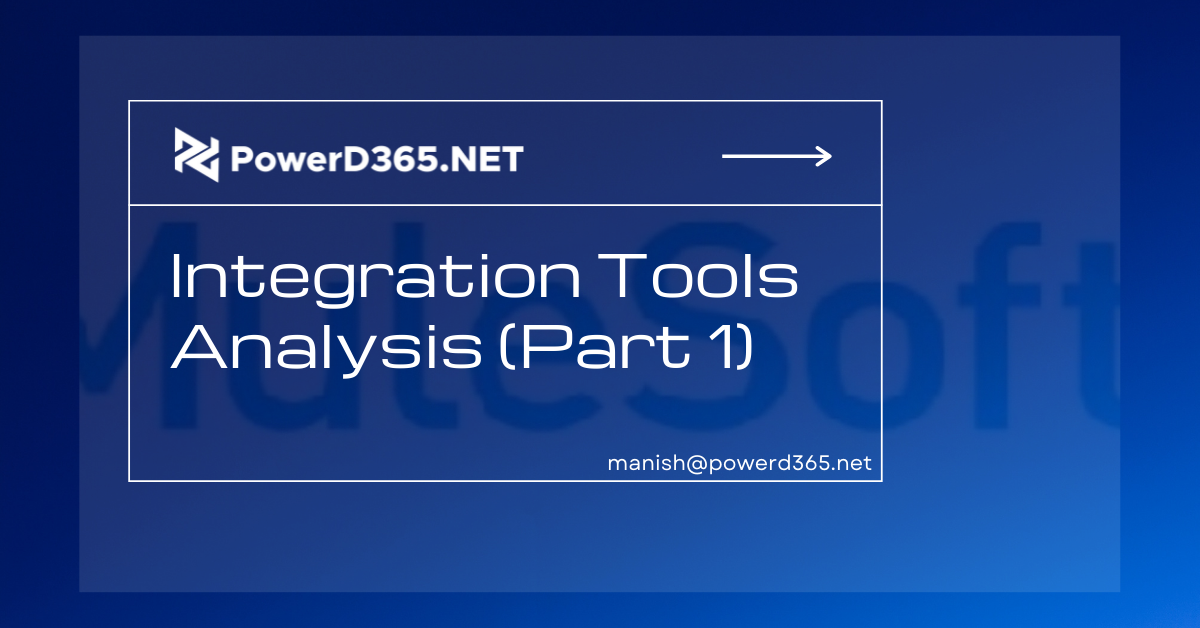 Integration Tools Analysis