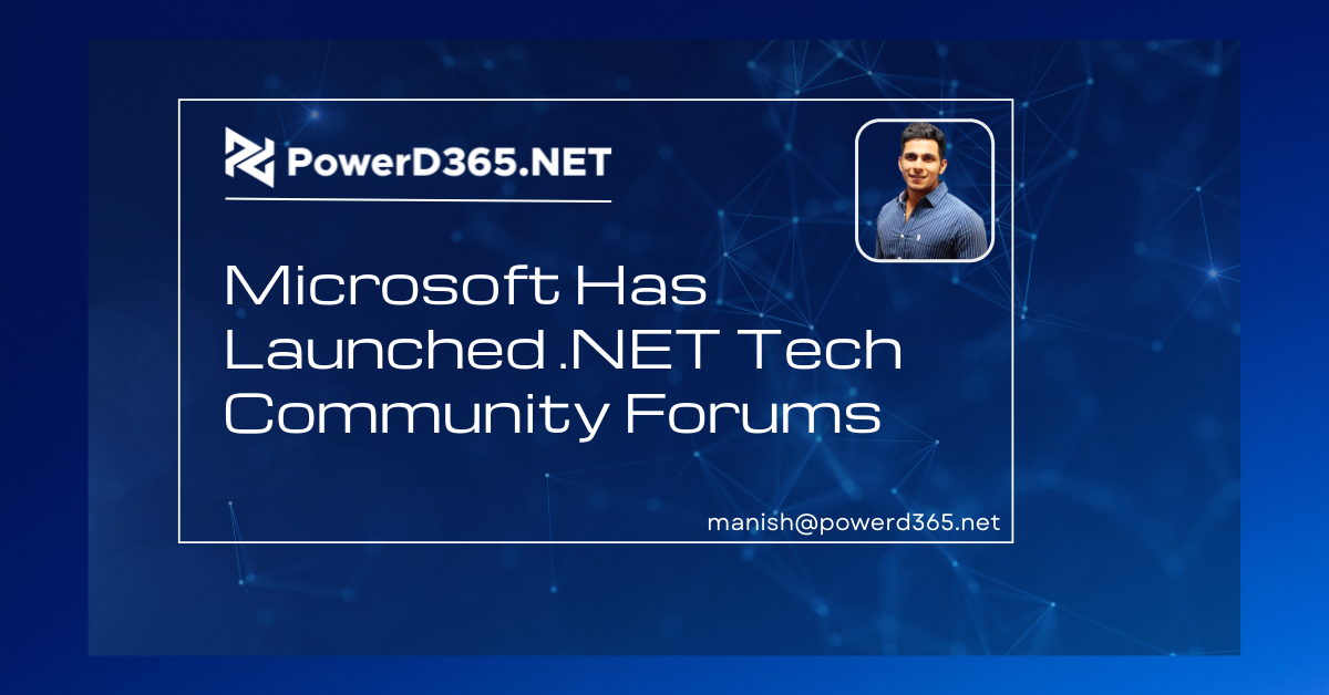 .NET Tech Community