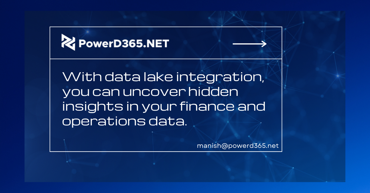 finance and operations data.