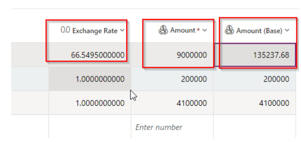 exchange rate